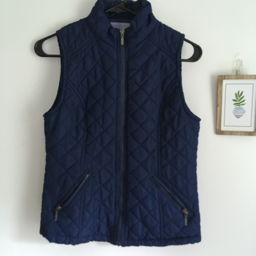 Never worn before navy  Laura Scott Vest!!